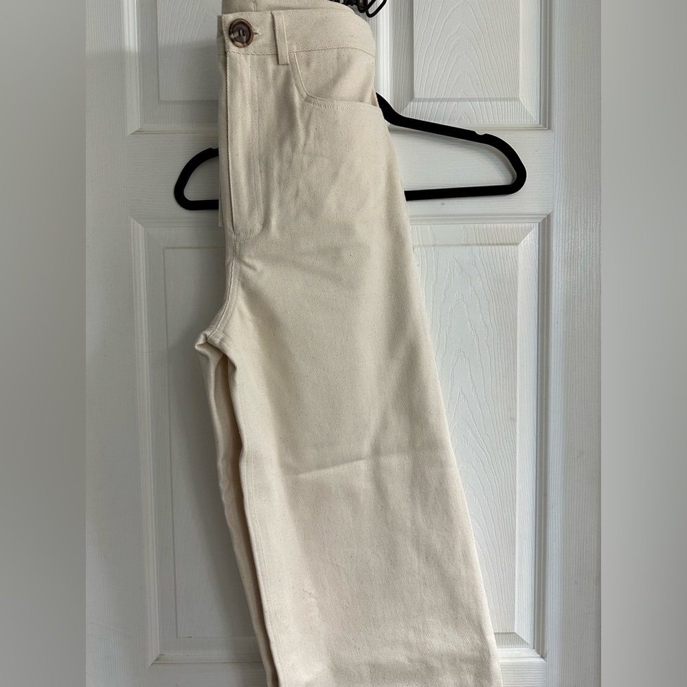 Cropped, high rise Laude The Label size 10 NWOT Slow fashion! Perfect fall pant!